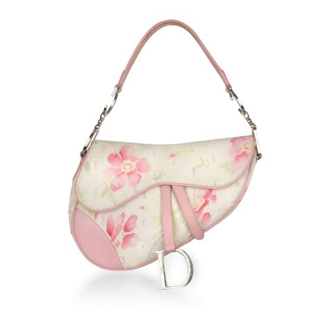 dior saddle bag with dior print and flowers|dior saddle bag recall.